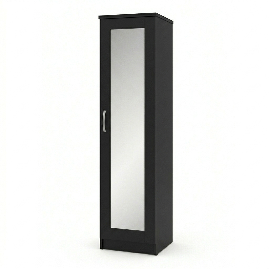 1 Door Mirrored Childs Wardrobe