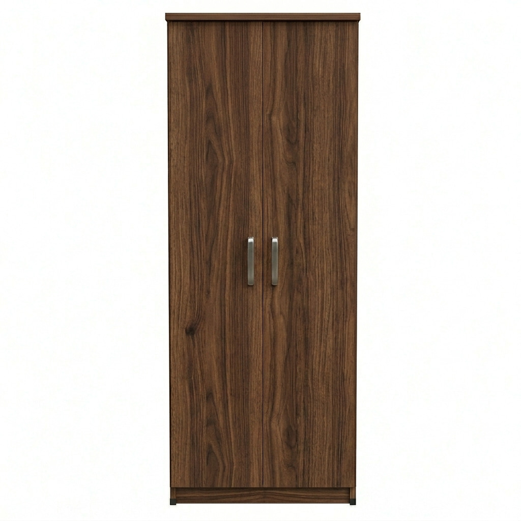 2 Door Plain Wardrobe