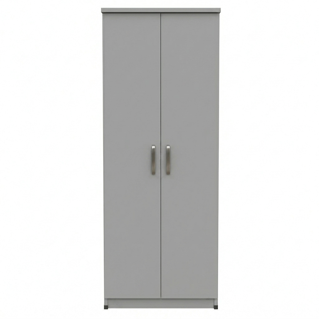 2 Door Plain Wardrobe