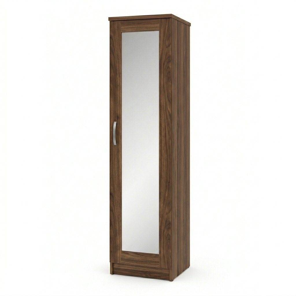 1 Door Mirrored Childs Wardrobe