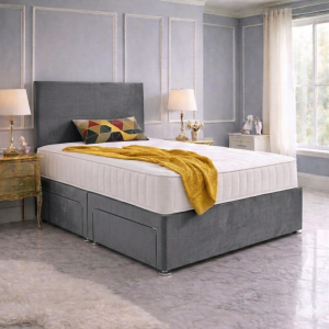 Divan Bed with 2000 Pocket Sprung Mattress and Headboard