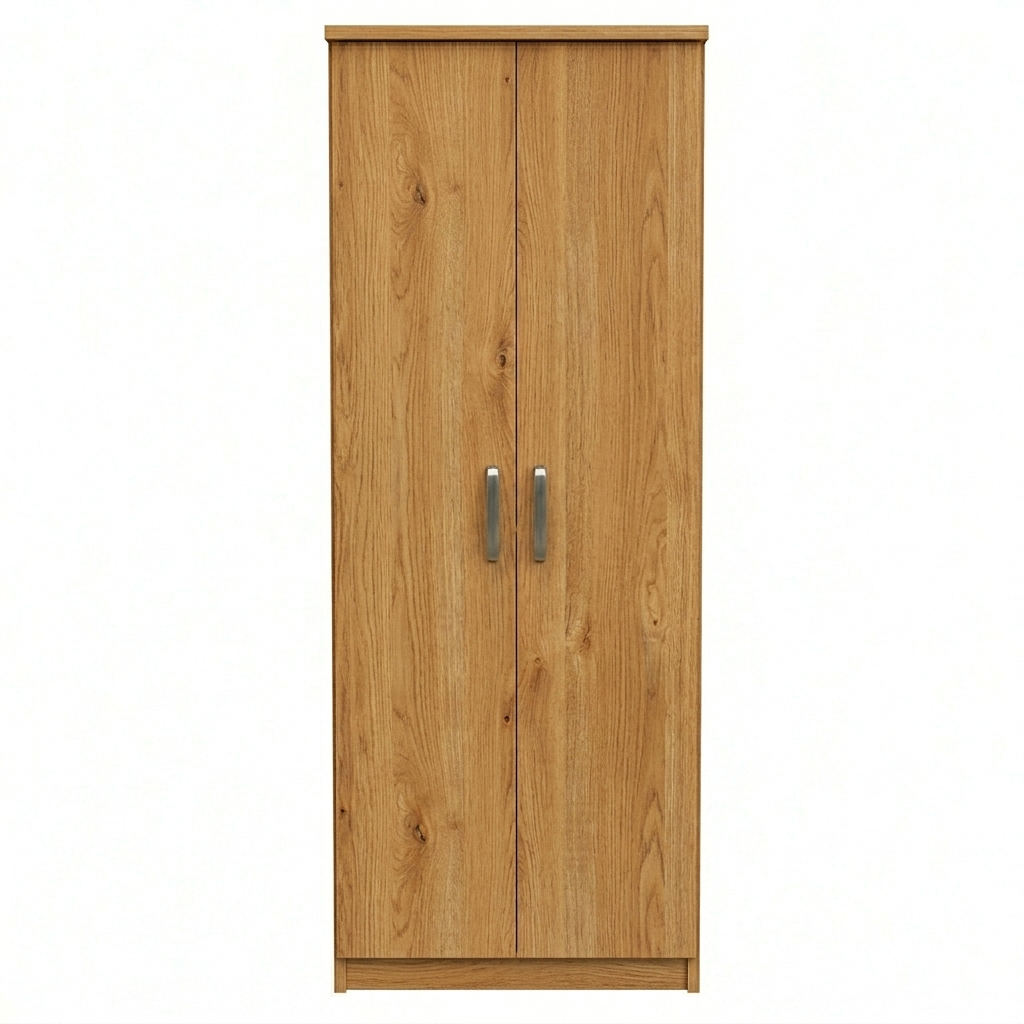2 Door Plain Wardrobe