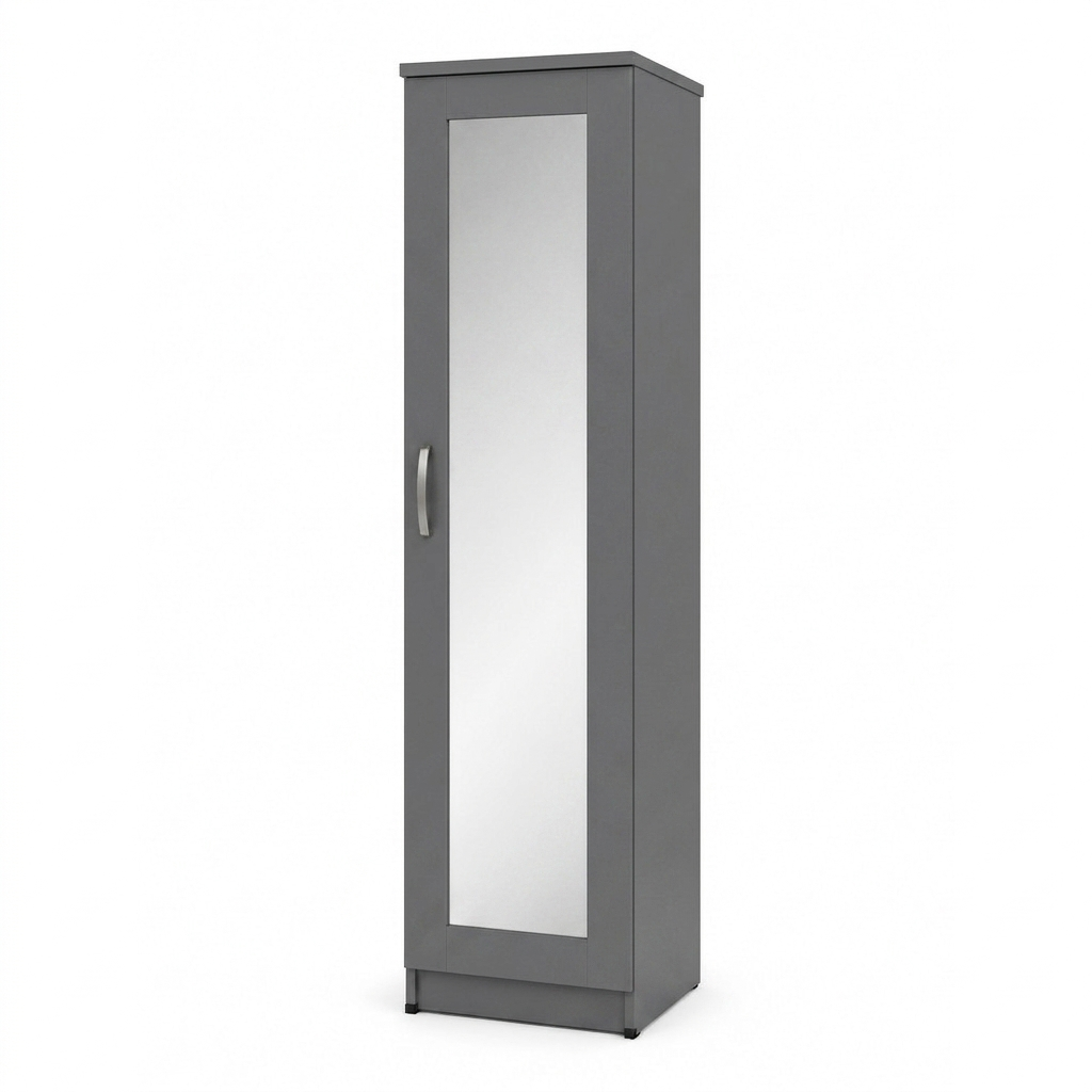 1 Door Mirrored Childs Wardrobe