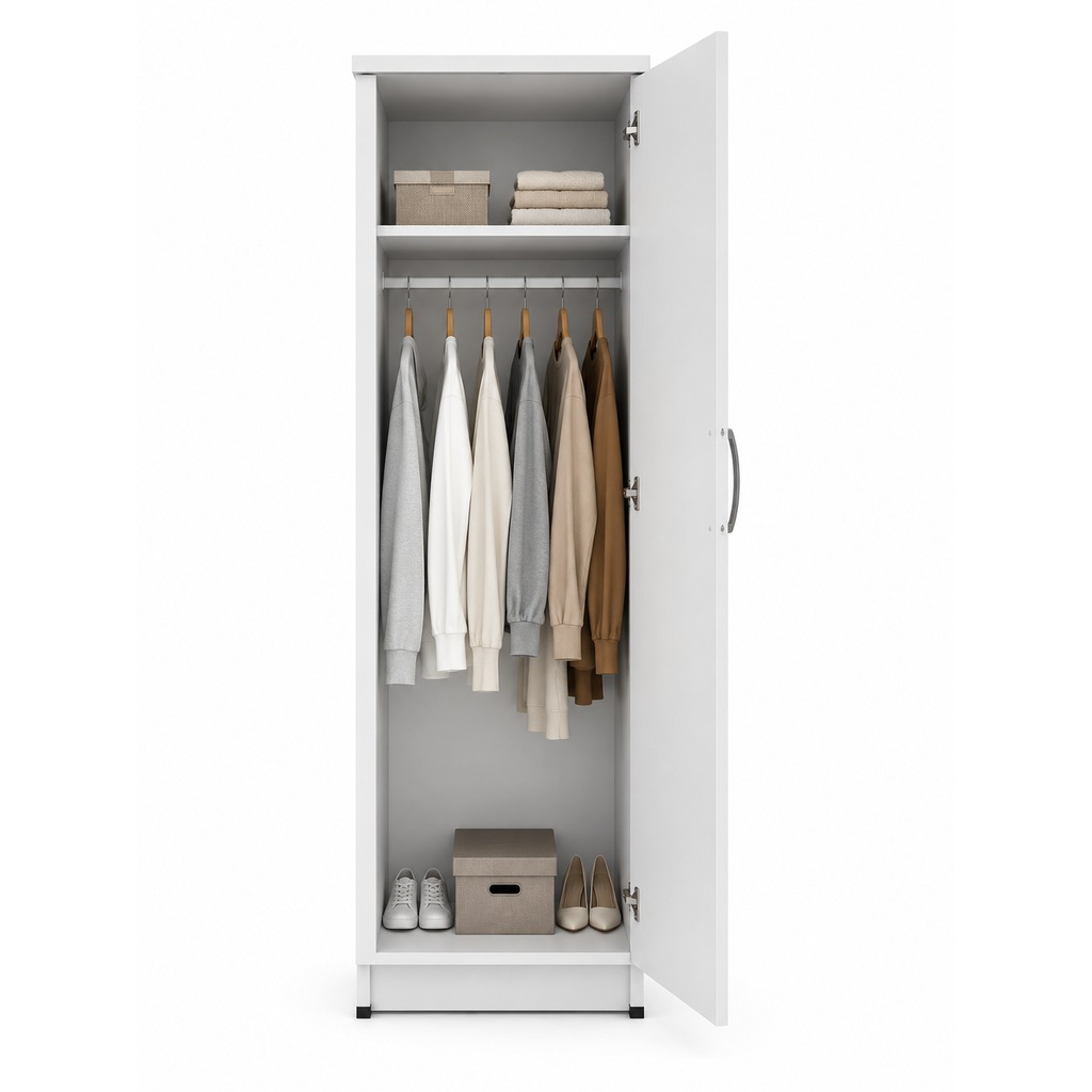 1 Door Mirrored Childs Wardrobe