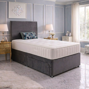 Single Divan Bed With Choice of Mattress – Headboard & Storage