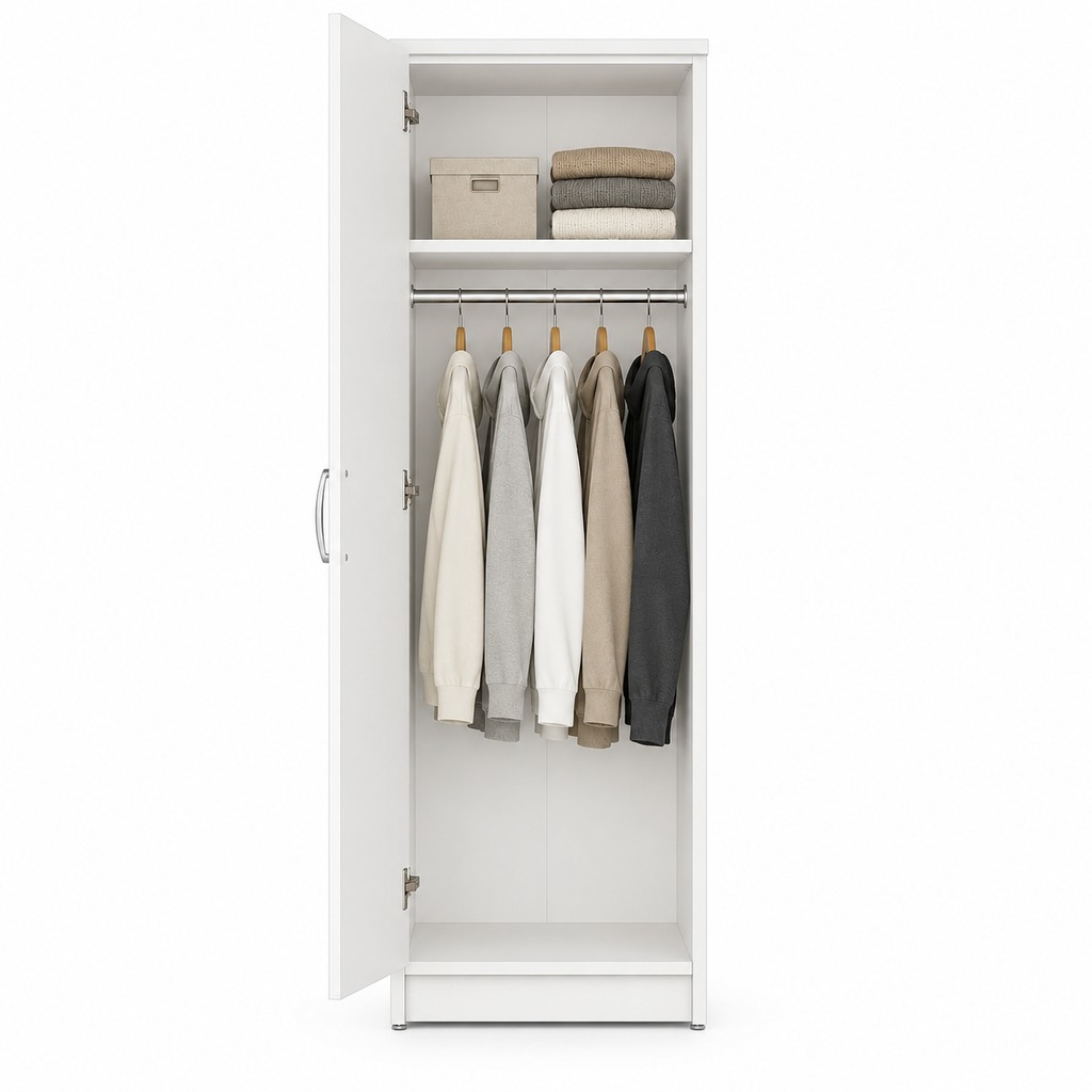 1 Door Plain Wardrobe