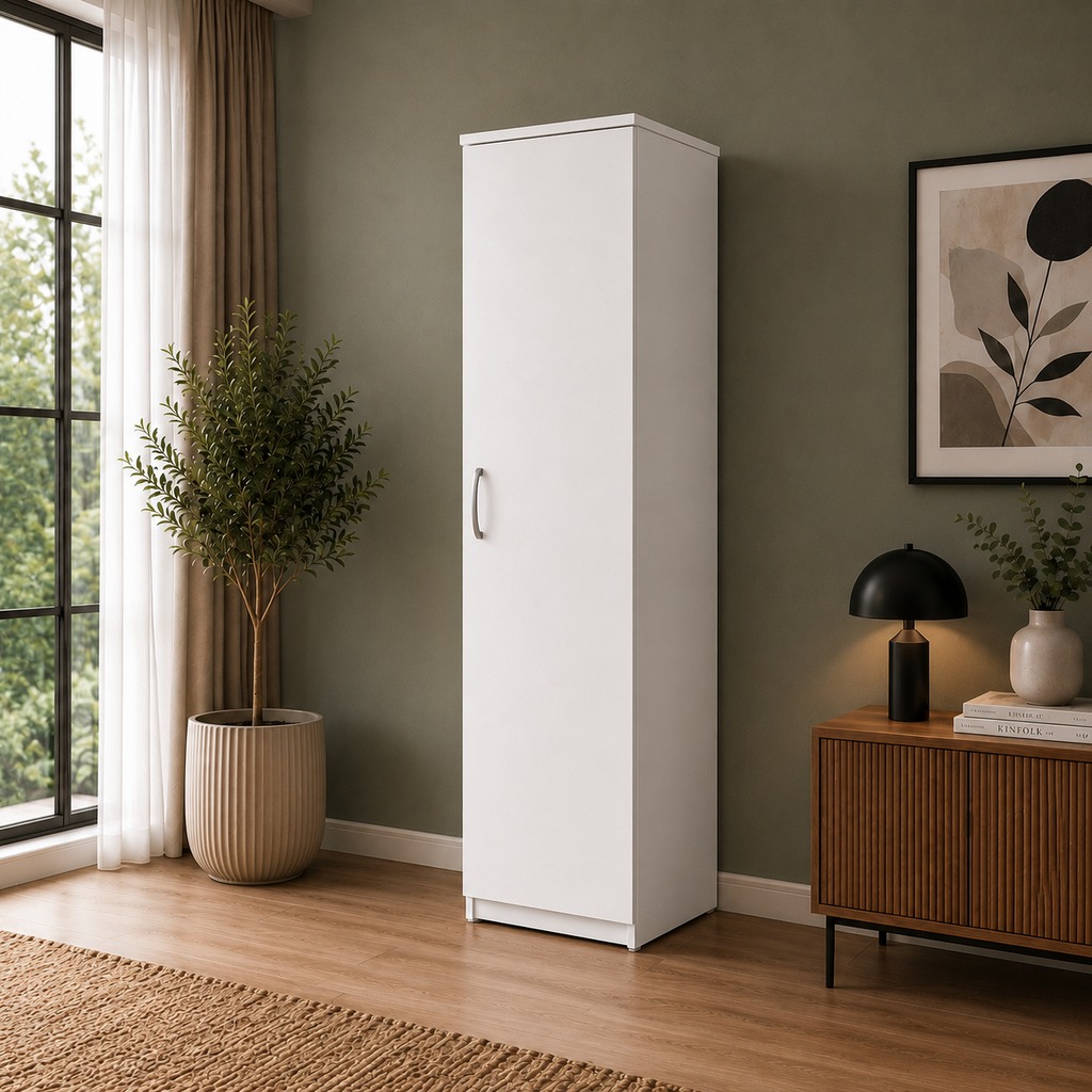 1 Door Plain Wardrobe