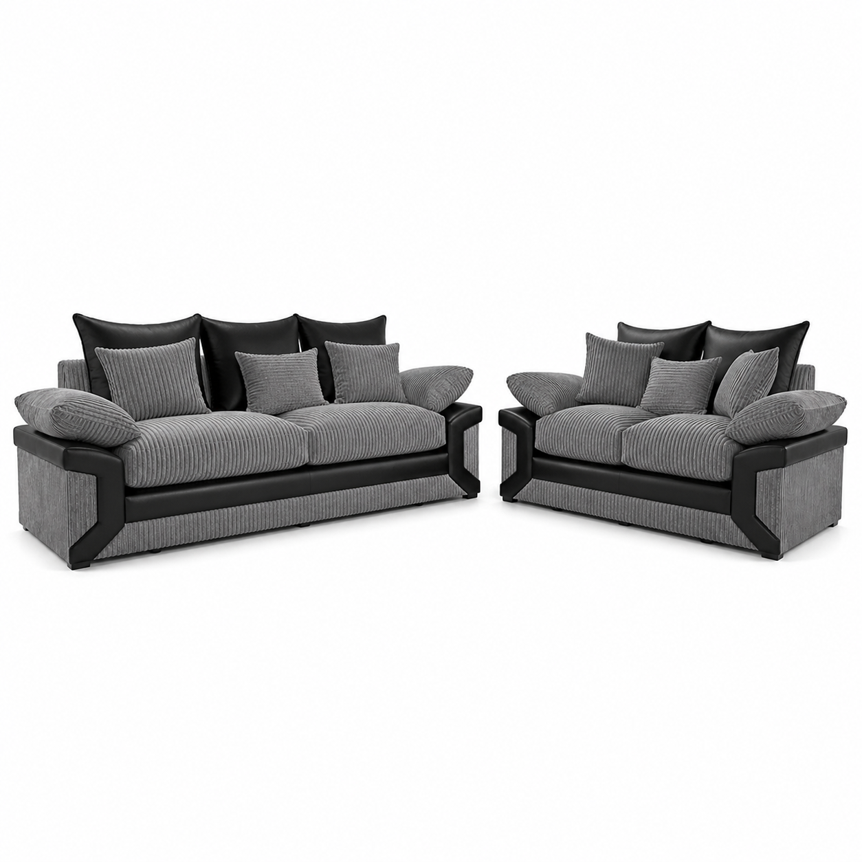 Dino 3 and 2 Seater Fabric Sofa Set