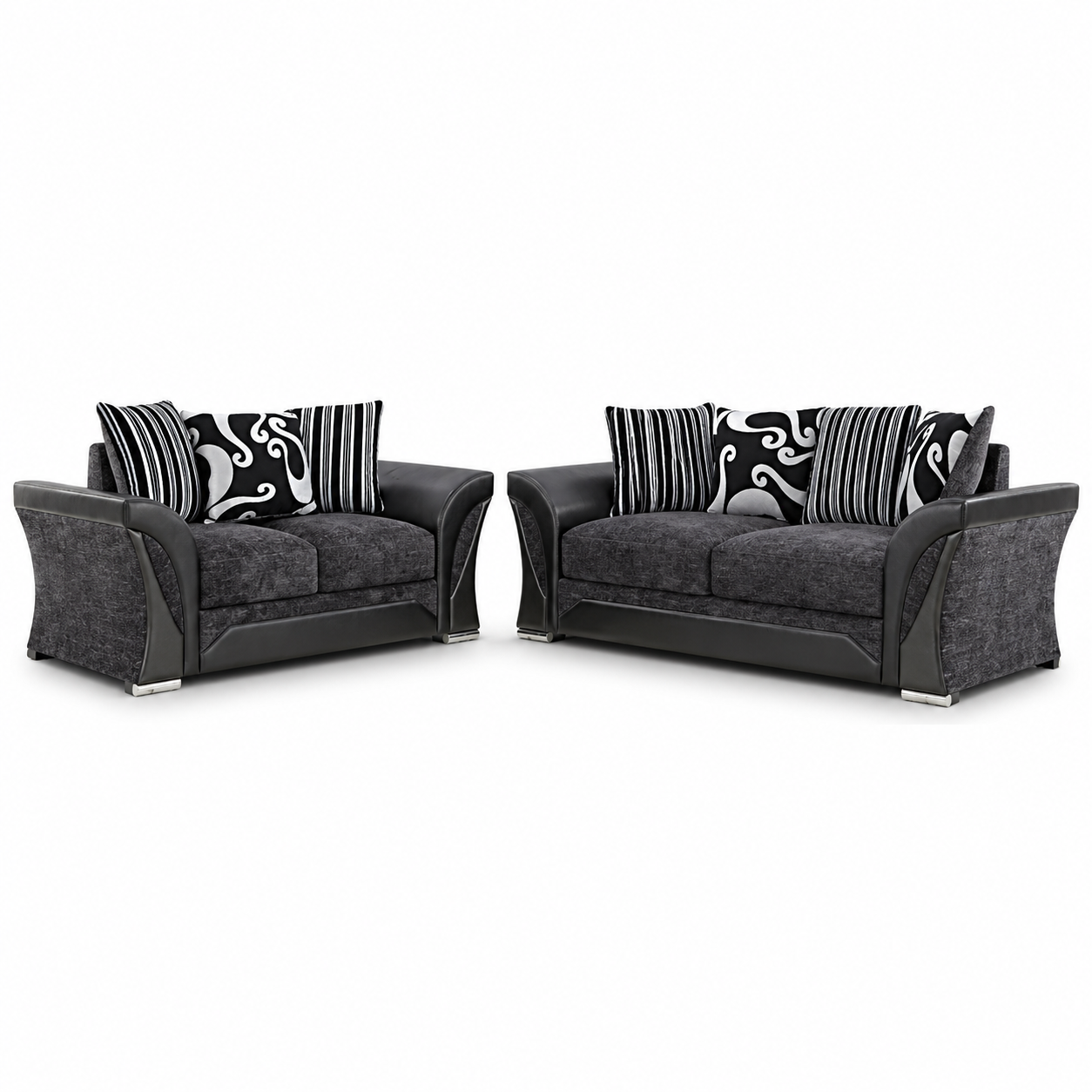Fabric Sofa Set Shanon 3 and 2 Seater
