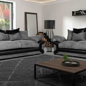 Dino 3 and 2 Seater Fabric Sofa Set